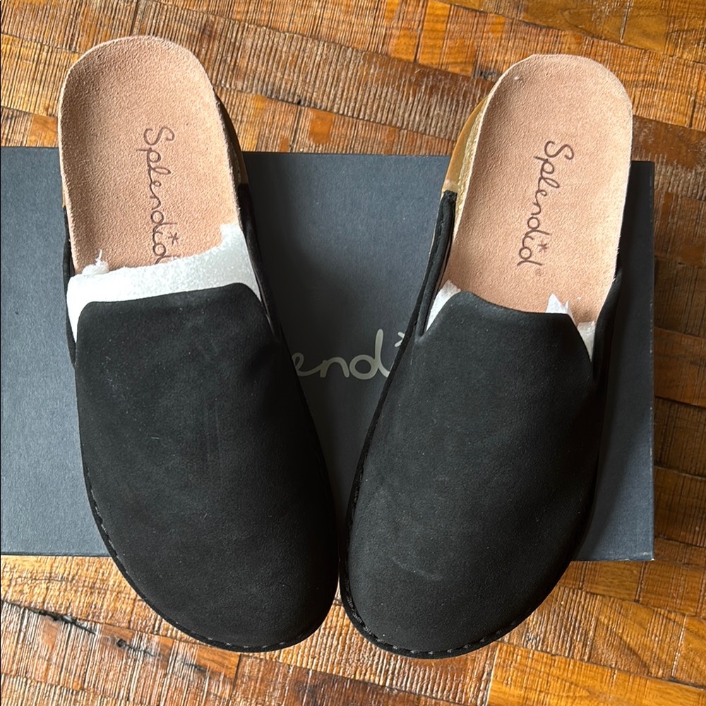 Splendid Caren Black suede Slip-Ons Size 8.5